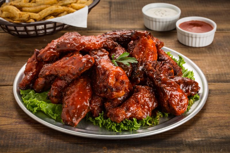 Smoky BBQ smoked wings