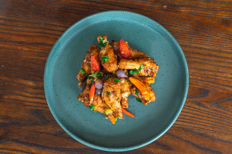 Inferno Ghost Pepper spicy wings